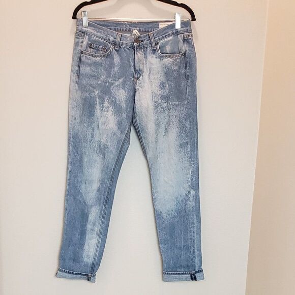 Rag and bone Acid Wash Boyfriend Jeans Size 27 - Picture 2 of 10